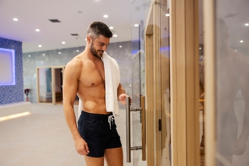 Healthy,Life,And,Spa,Concept.,A,Man,In,The,Spa